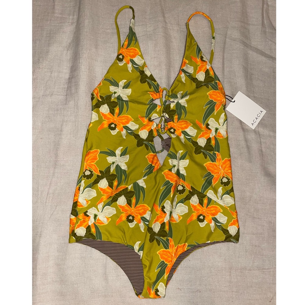 Acacia Kokomo One Piece NEW Waimea Print NWT
